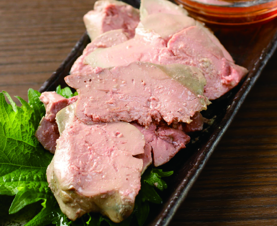 旨鶏家ブリッジーズの旨鶏屋自慢の鶏レバー！極★白レバー刺し